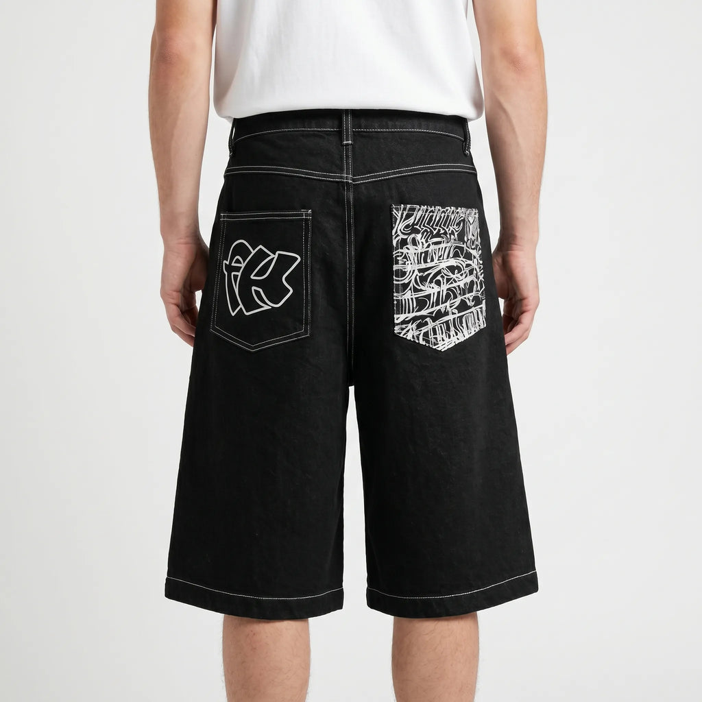 Pantaloni scurți relaxați până la genunchi - Streetwear de zi cu zi - Ormexis