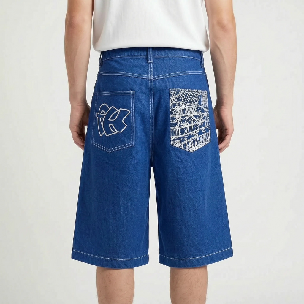 Pantaloni scurți relaxați până la genunchi - Streetwear de zi cu zi - Ormexis