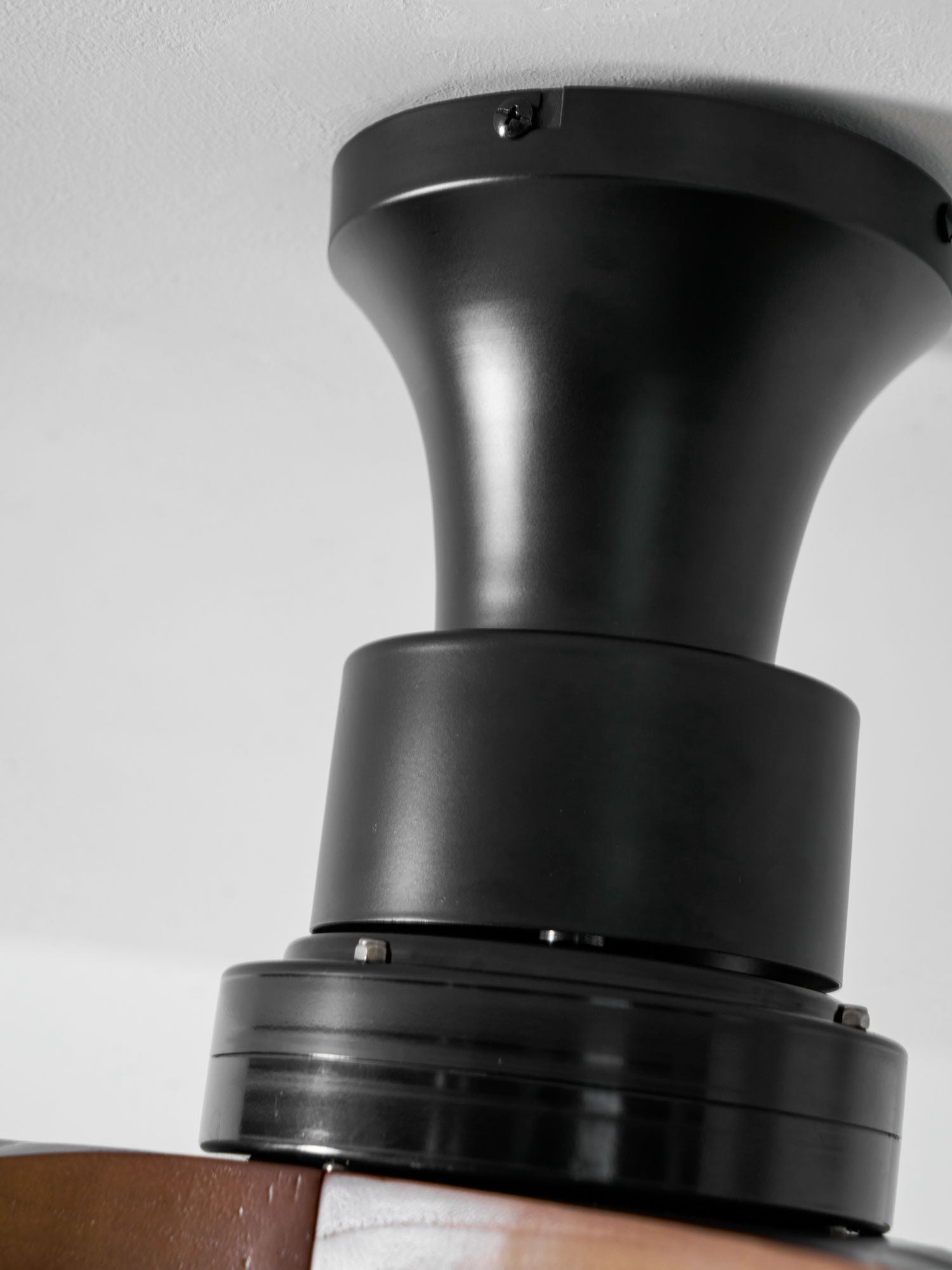 Fluted Glass Ceiling Fan Light | Ormexis