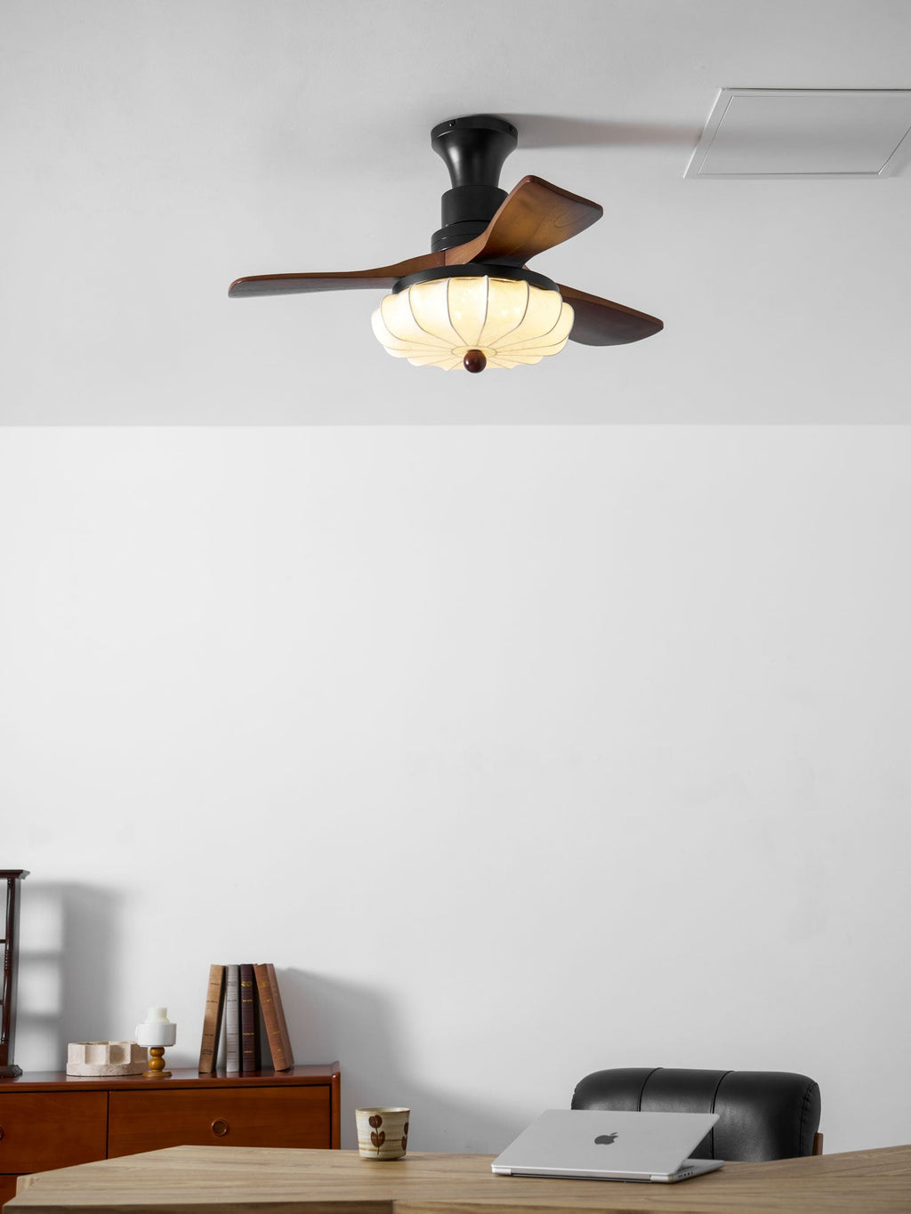 Lampa sufitowa z wentylatorem Lotus | Ormexis