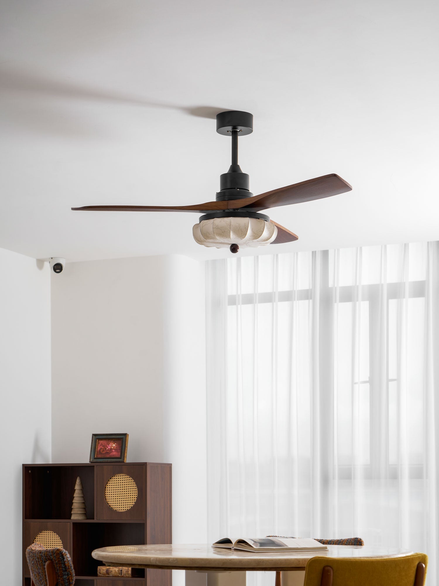 Lampa sufitowa z wentylatorem Lotus | Ormexis