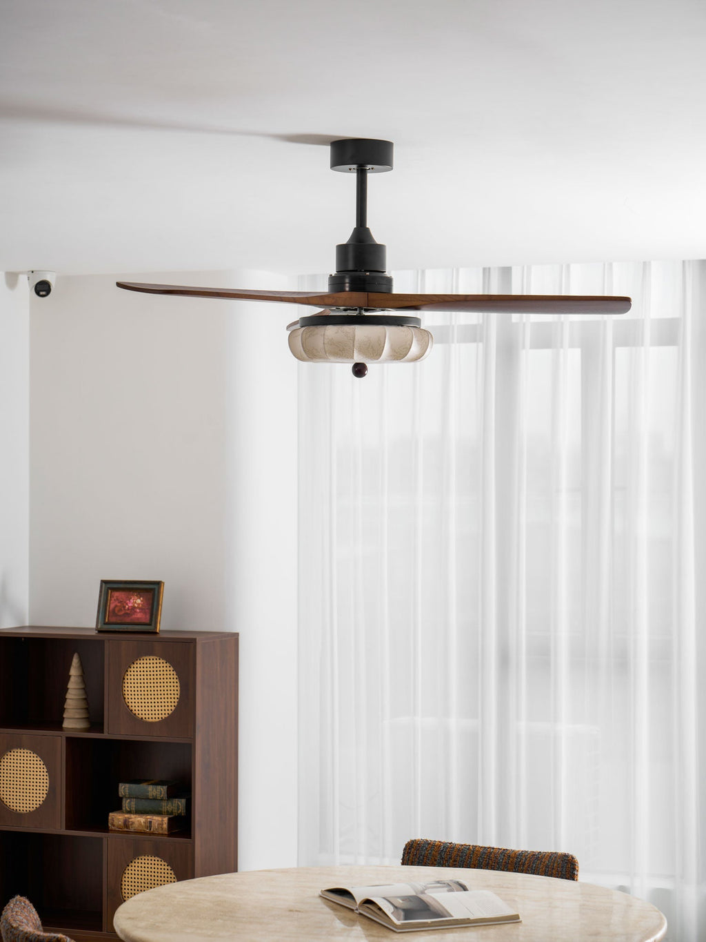 Lampa sufitowa z wentylatorem Lotus | Ormexis