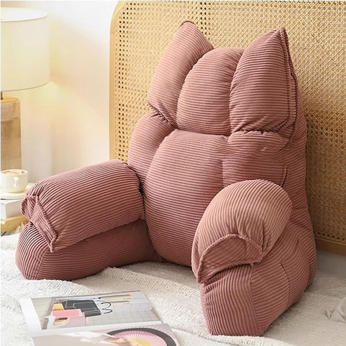 Lounge Comfort Memory-Schaum-Kopfkissen mit Armstütze zum Lesen oder Spielen
