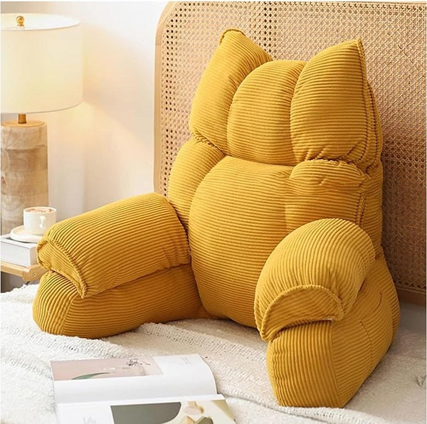 Lounge Comfort Memory-Schaum-Kopfkissen mit Armstütze zum Lesen oder Spielen