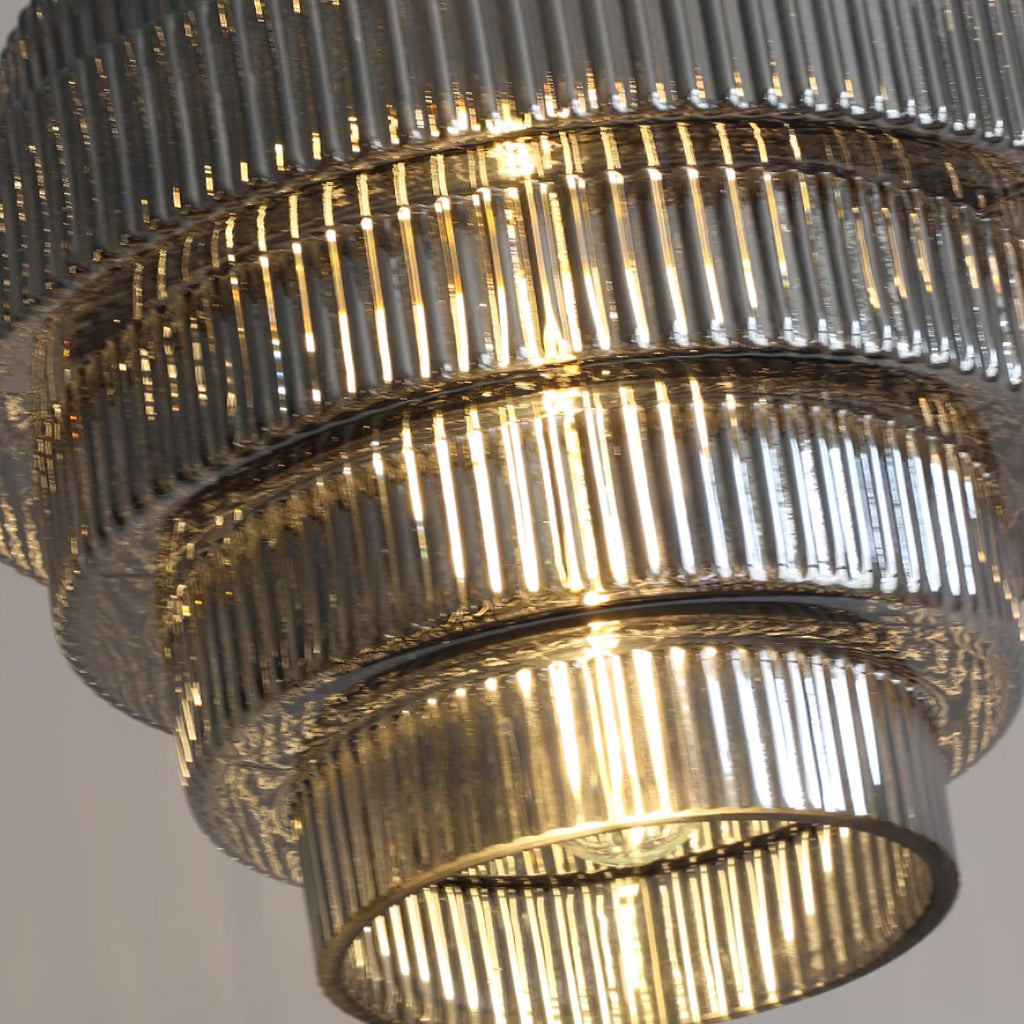 Vintage Tiered Glass Pendant Lamp | Ormexis