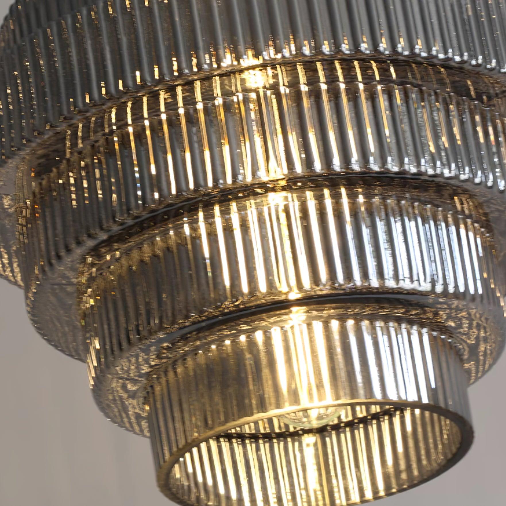 Vintage Tiered Glass Pendant Lamp | Ormexis