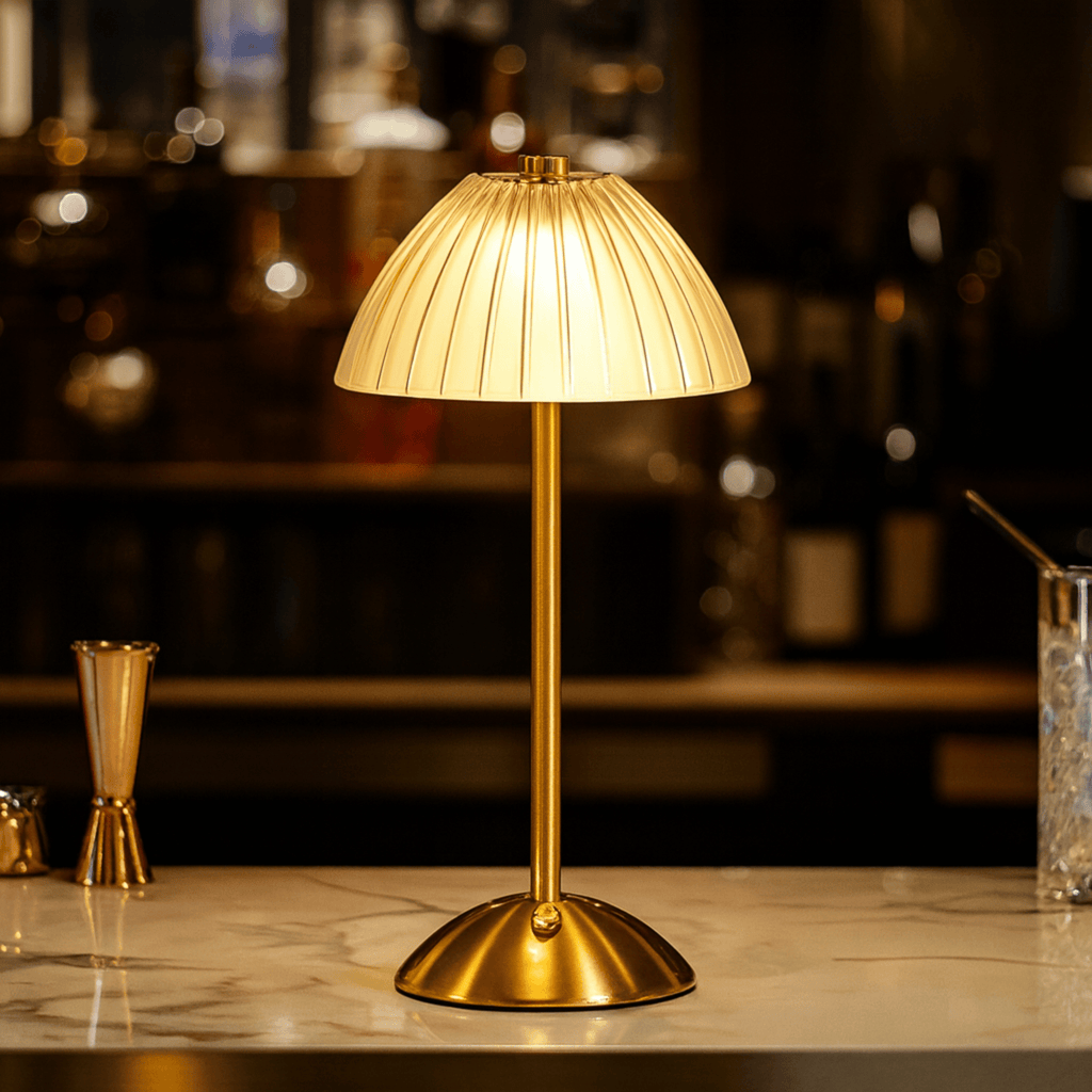 Stolní lampa z prizmatického skla | Ormexis