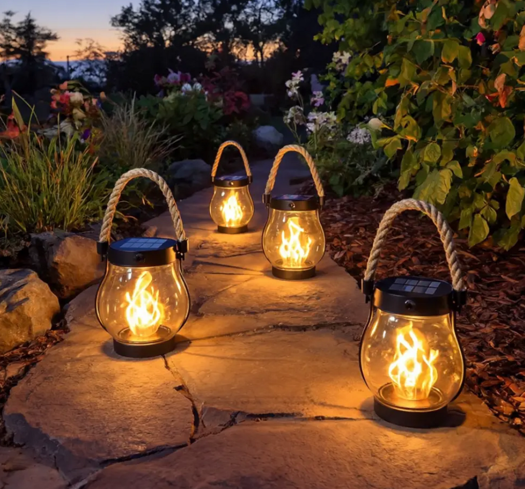 Lumosphere Rope-Handled Outdoor Lamp For Travel And Patio Ambience