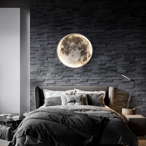 Lunara Moonlit nástěnné svítidlo do interiéru s LED atmosférickým osvětlením v několika velikostech od Ormexis