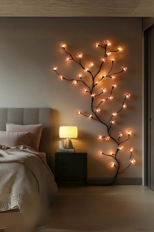Lunawisp Blooming Vine Lights For Wall Decor Soft Glow Ambiance