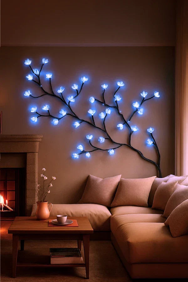 Lunawisp Blooming Vine Lights For Wall Decor Soft Glow Ambiance