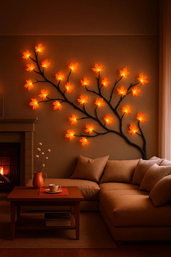 Lunawisp Blooming Vine Lights For Wall Decor Soft Glow Ambiance