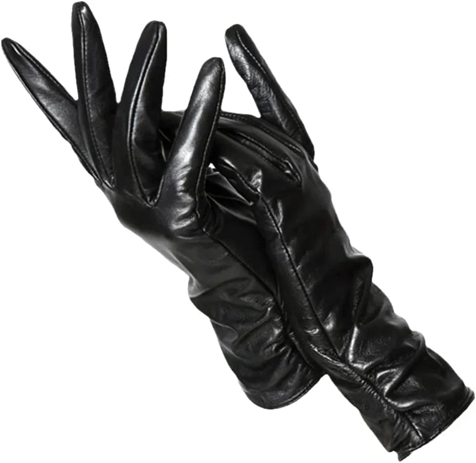Dámské rukavice LuxLeather z kůže s vlněnou podšívkou pro teplo a styl