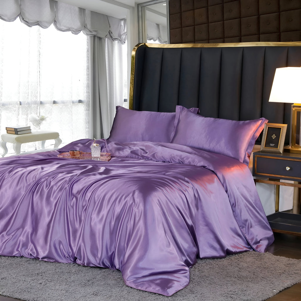 Housse de couette en soie avec confort rafraîchissant pour un sommeil revitalisant