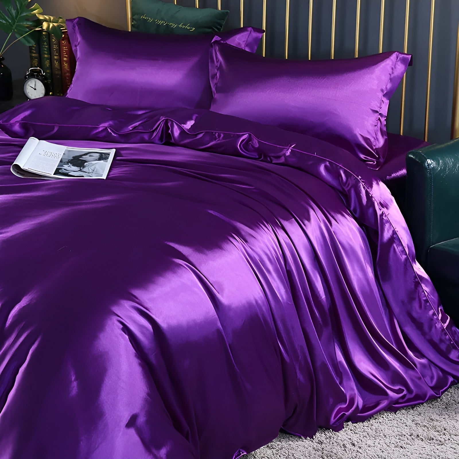Housse de couette en soie avec confort rafraîchissant pour un sommeil revitalisant
