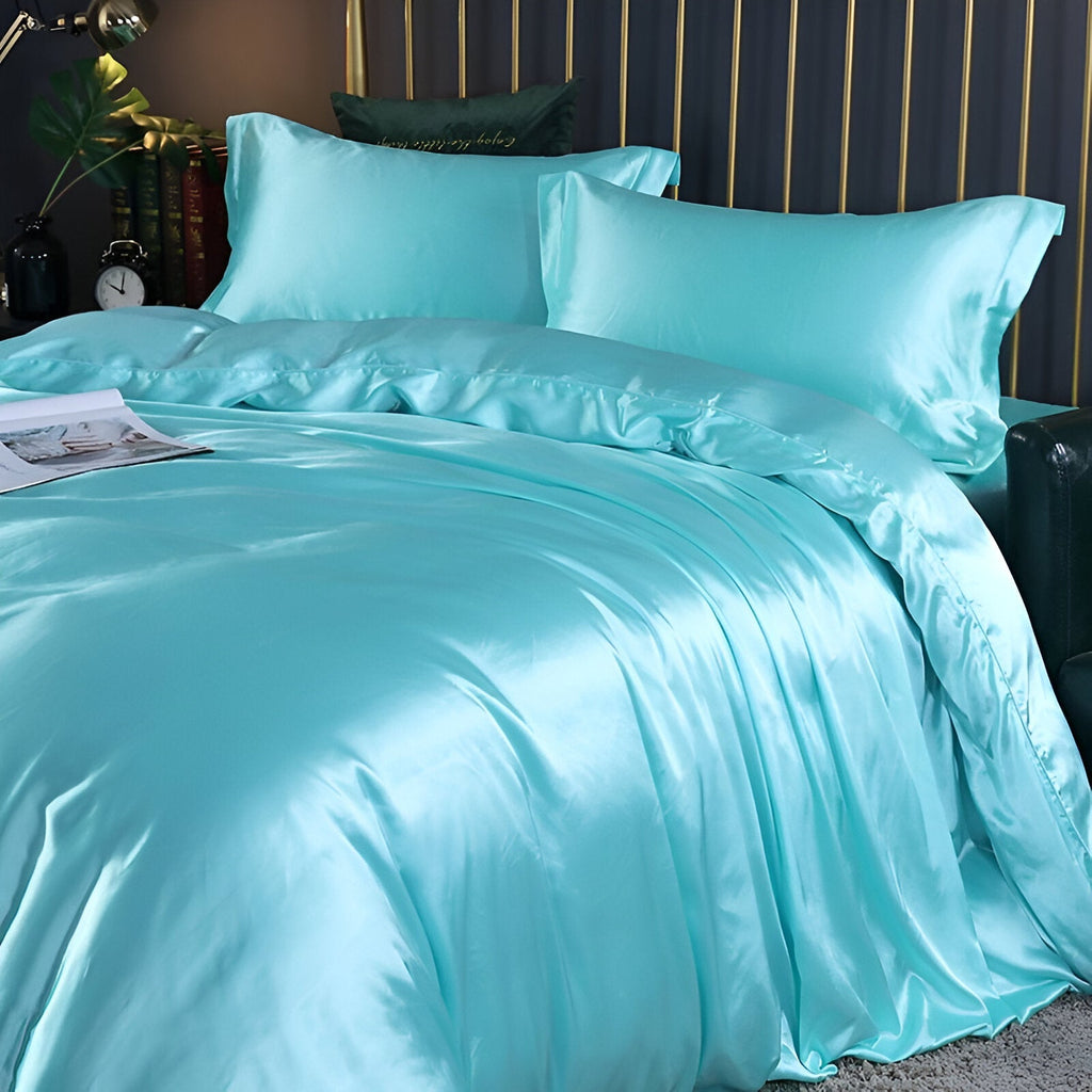 Housse de couette en soie avec confort rafraîchissant pour un sommeil revitalisant