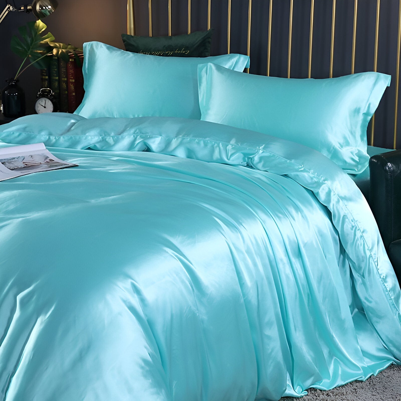 Housse de couette en soie avec confort rafraîchissant pour un sommeil revitalisant