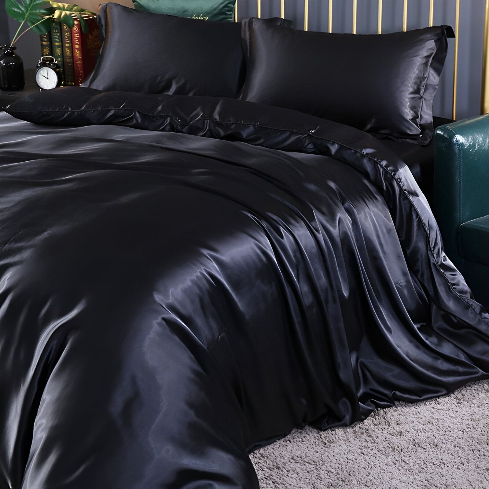 Housse de couette en soie avec confort rafraîchissant pour un sommeil revitalisant