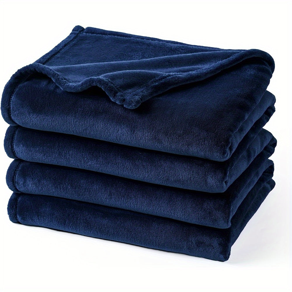 All-Season Comfort Luxury Reversible Fleece Blanket With Soft Texture - Ormexis