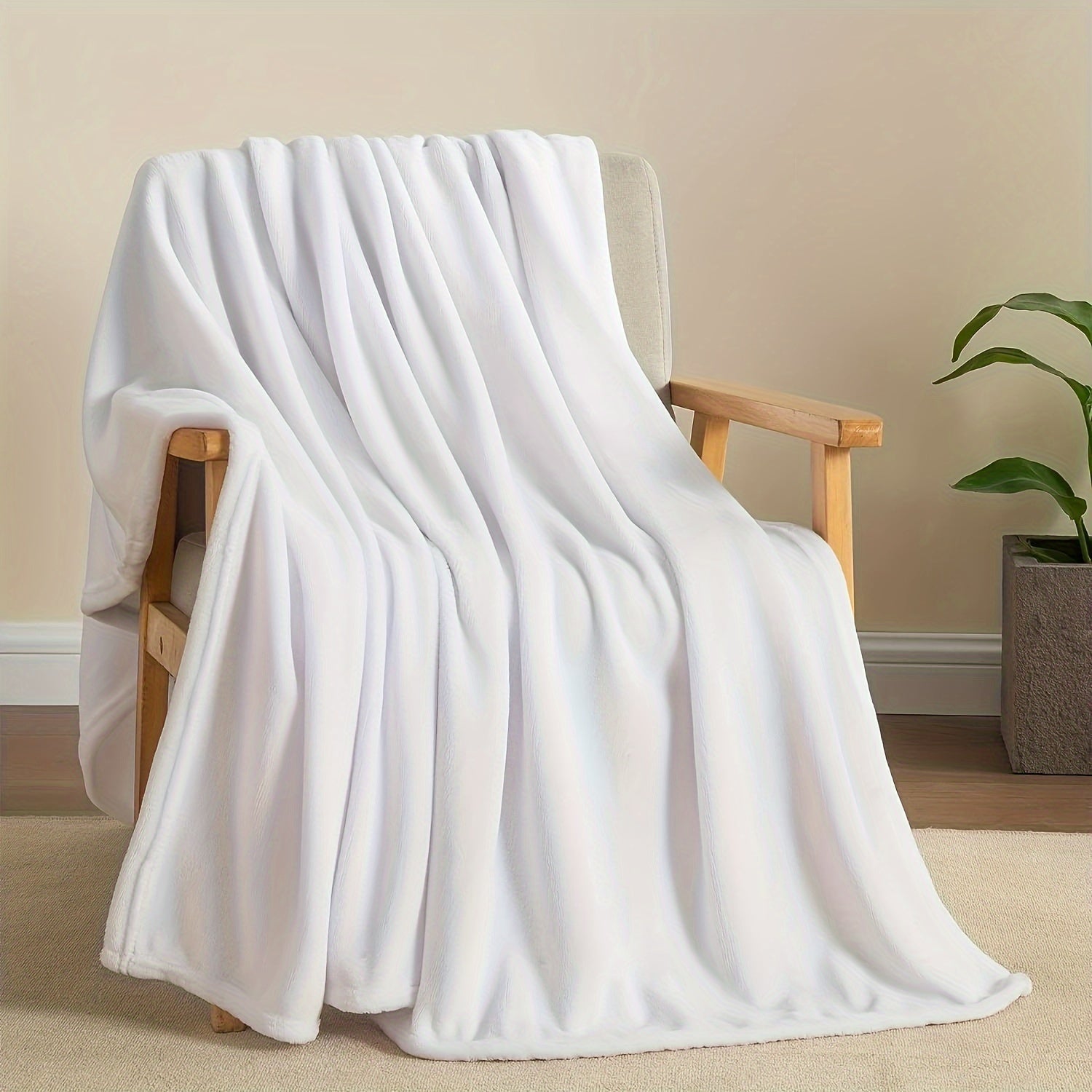 All-Season Comfort Luxury Reversible Fleece Blanket With Soft Texture - Ormexis