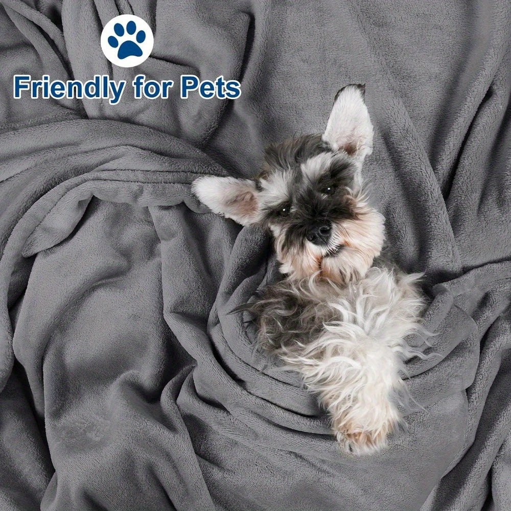 All-Season Comfort Luxury Reversible Fleece Blanket With Soft Texture - Ormexis