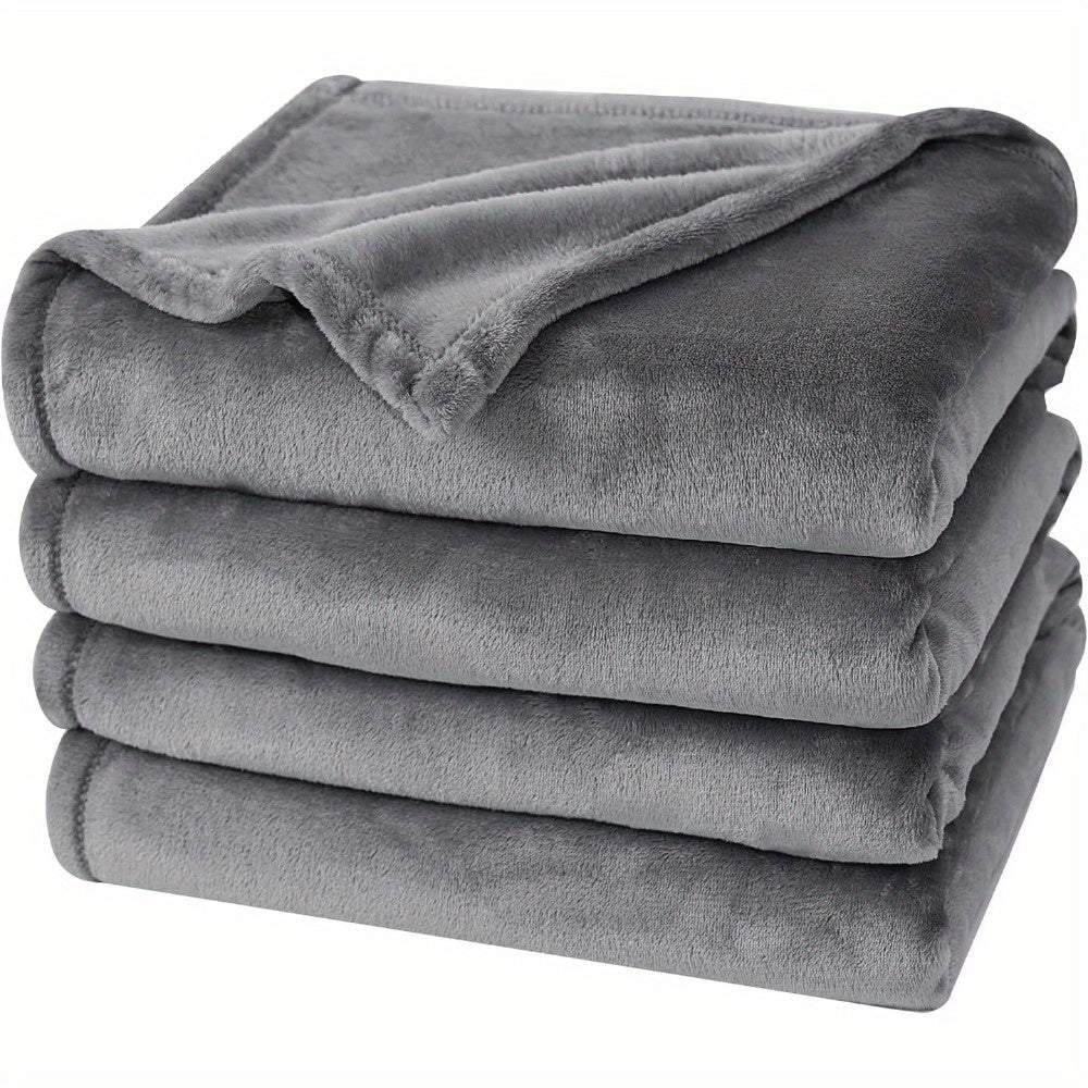 All-Season Comfort Luxury Reversible Fleece Blanket With Soft Texture - Ormexis