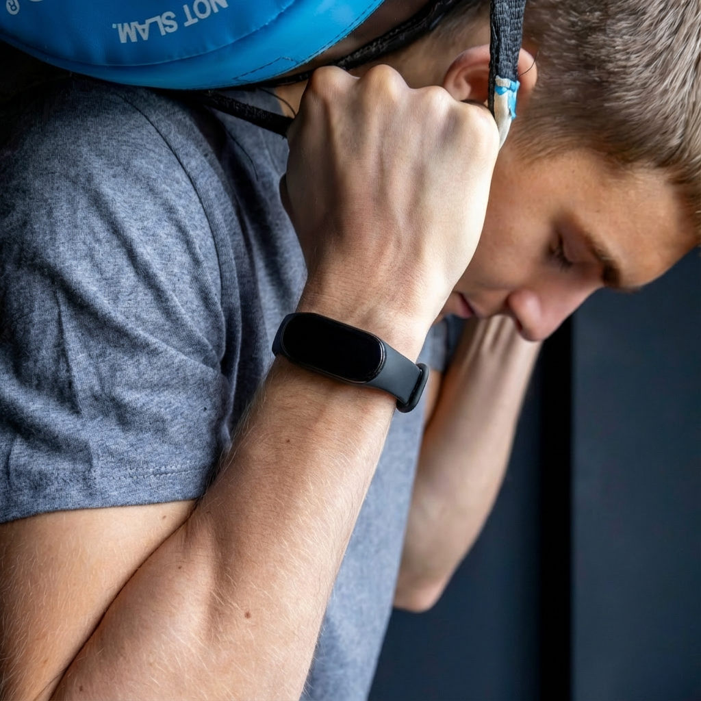 Pasek zamienny Xiaomi Mi Band 7 z czarnego silikonu