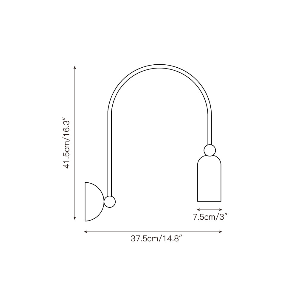 Applique da parete architettonica minimalista | Ormexis