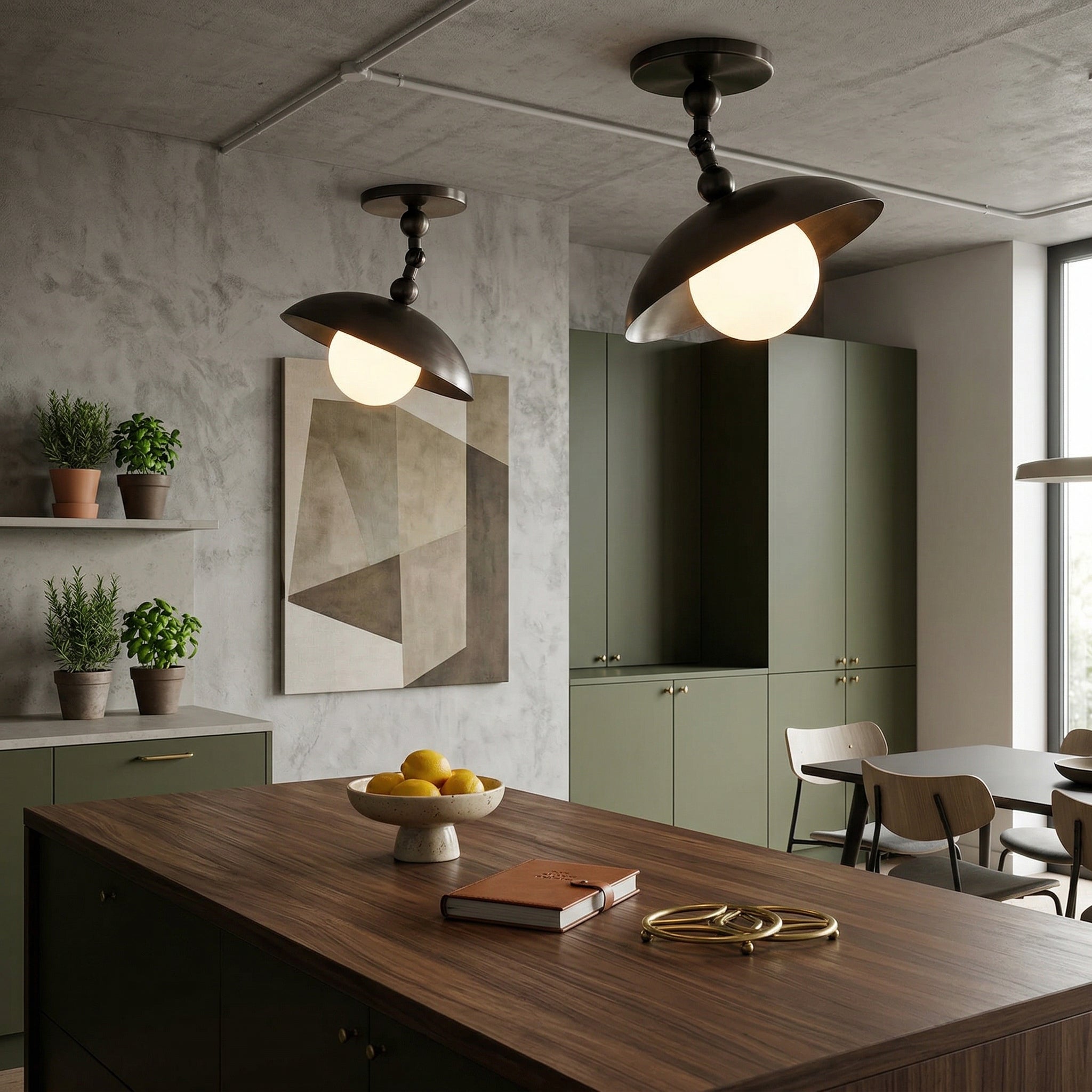 Lampa sufitowa kopułowa Coterie | Ormexis