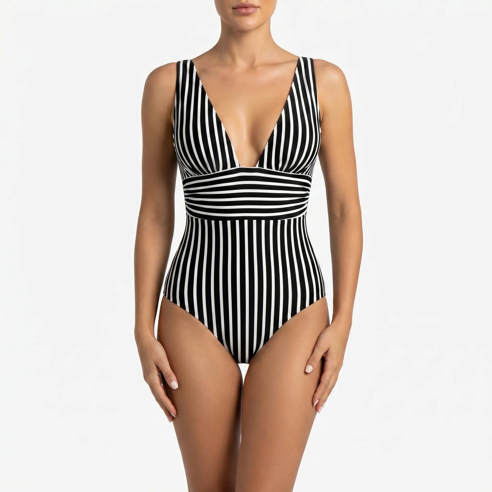 Costume intero a righe - Nuotare in piscina - Ormexis