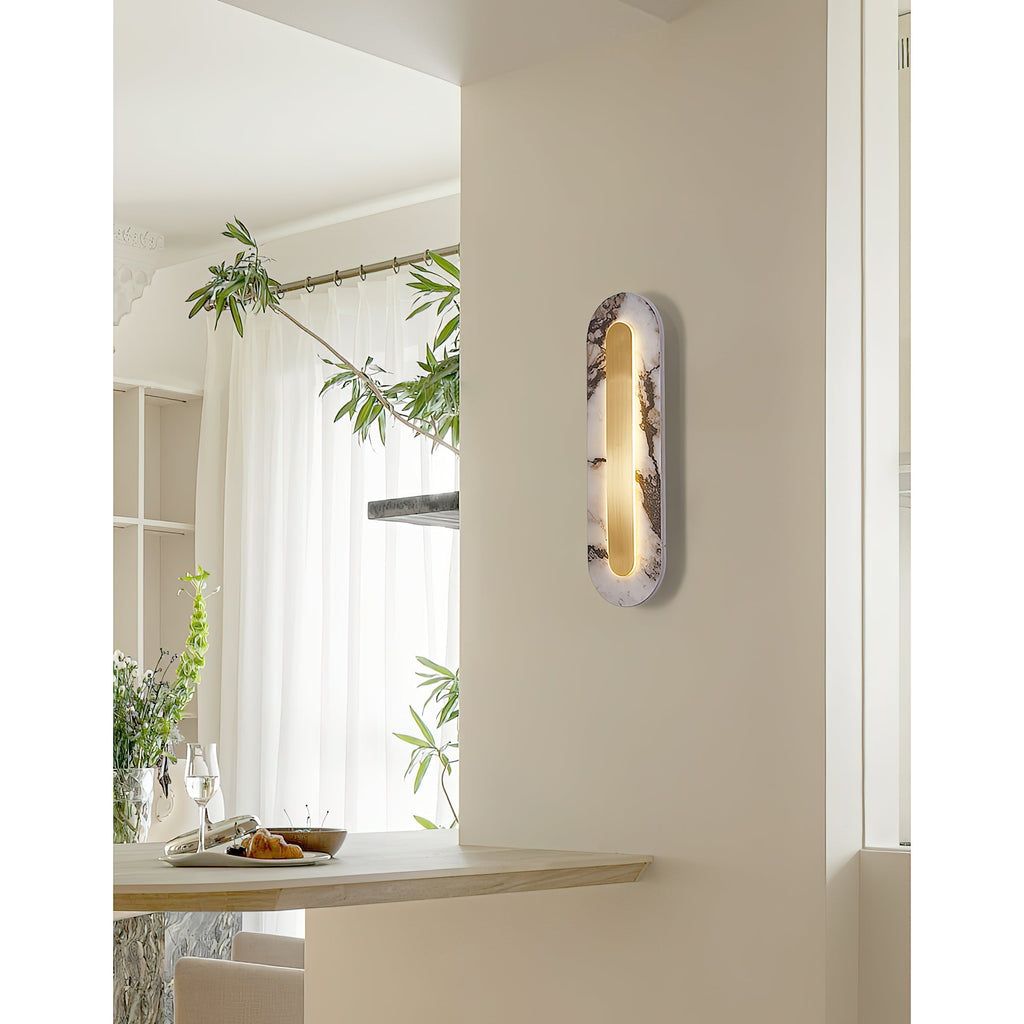 Refined Marble Wall Sconce | Ormexis