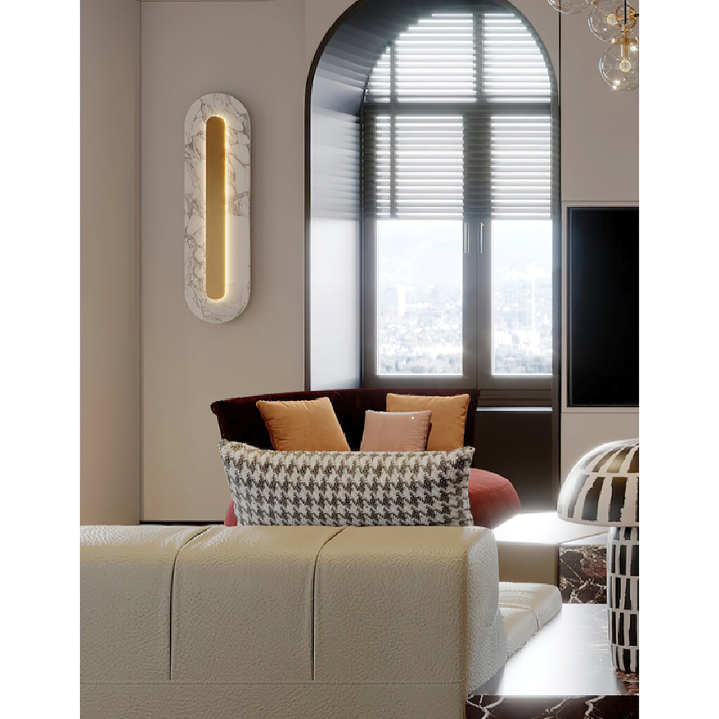 Refined Marble Wall Sconce | Ormexis