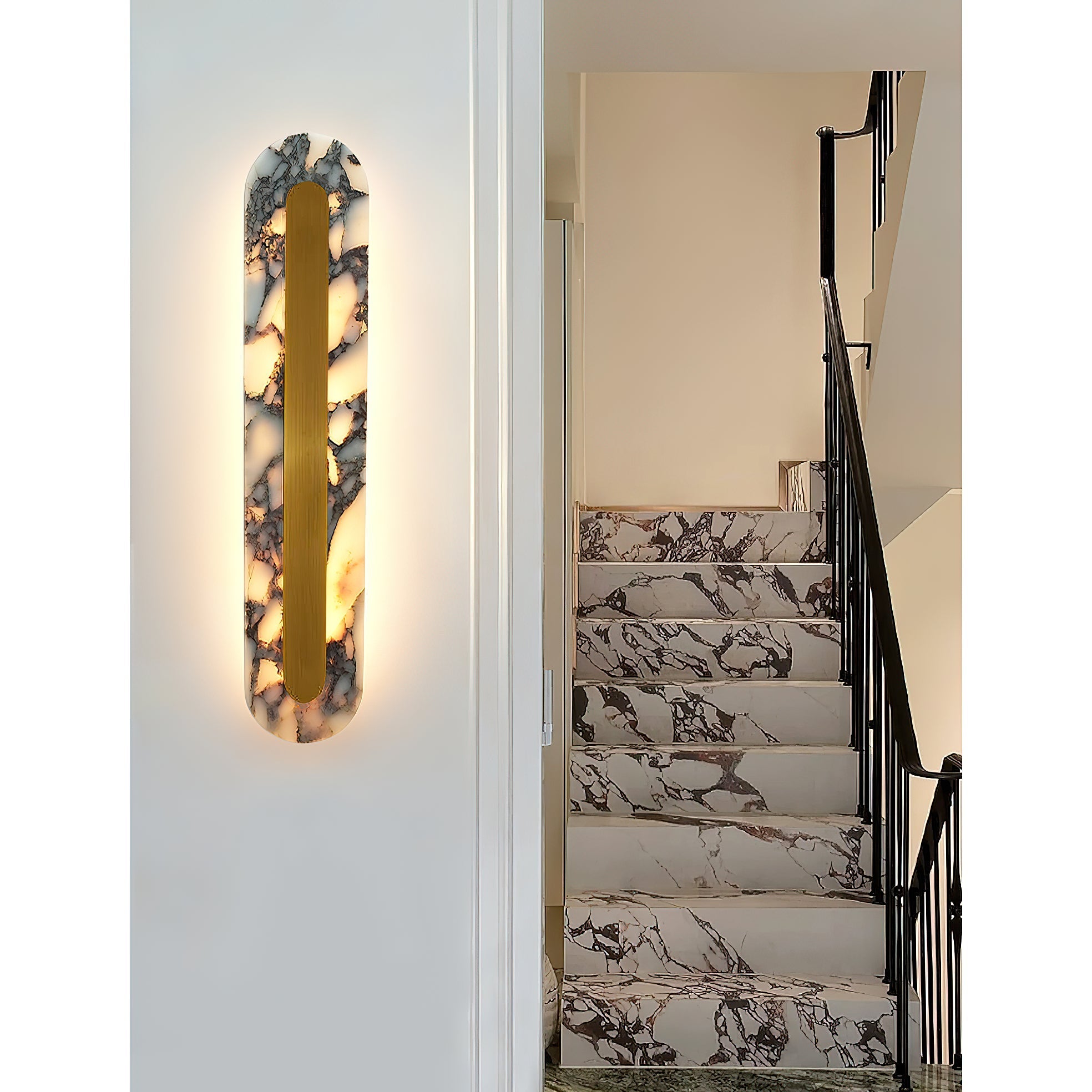 Refined Marble Wall Sconce | Ormexis