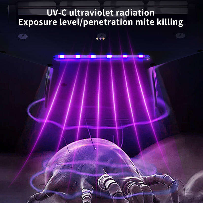 Vysavač na matrace s UV-C světlem a teplem pro úlevu od alergií