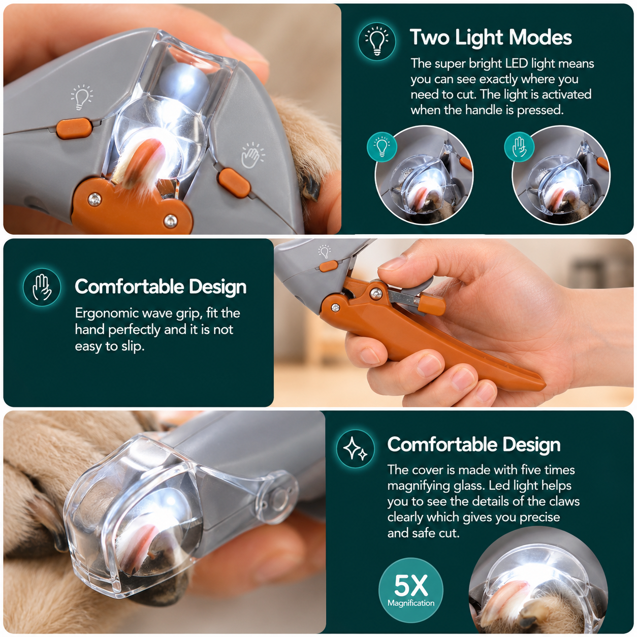 Maverick Quick Sensor Nail Clipper For Dogs, Ideal For Home Grooming