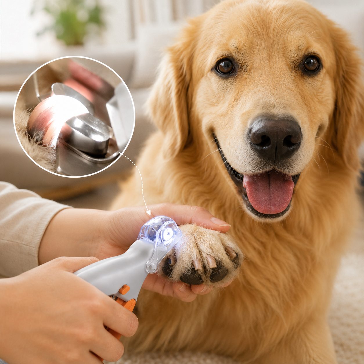 Maverick Quick Sensor Nail Clipper For Dogs, Ideal For Home Grooming