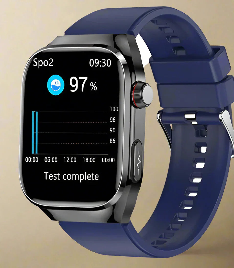 Maverick Health Smartwatch til døgnovervågning af helbred, vandtæt med EKG