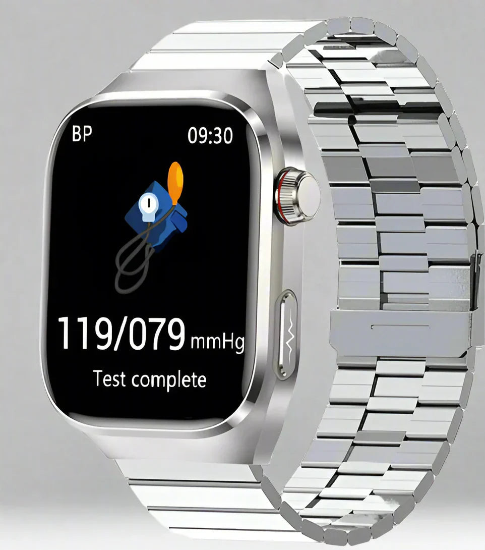 Maverick Health Smartwatch til døgnovervågning af helbred, vandtæt med EKG