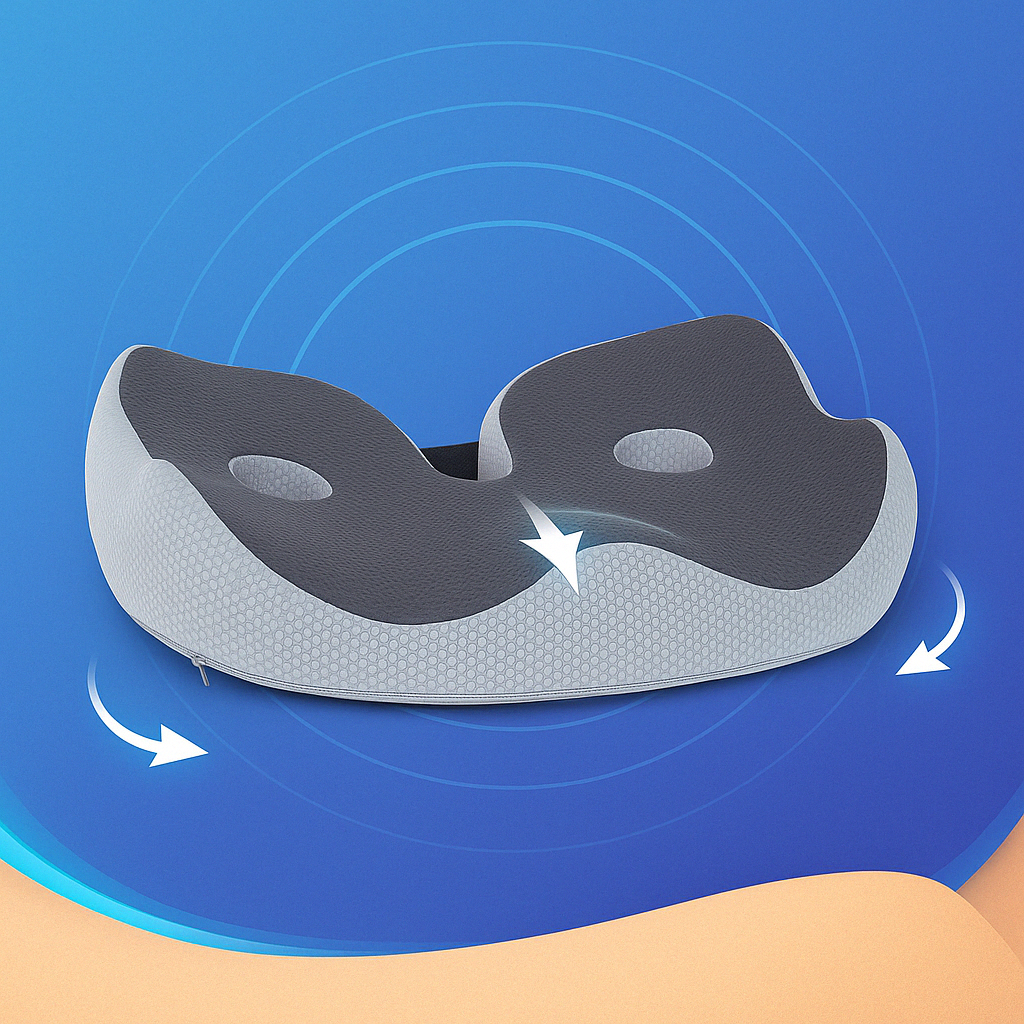 Memory Foam Cushion For Ergonomic Posture And Comfort