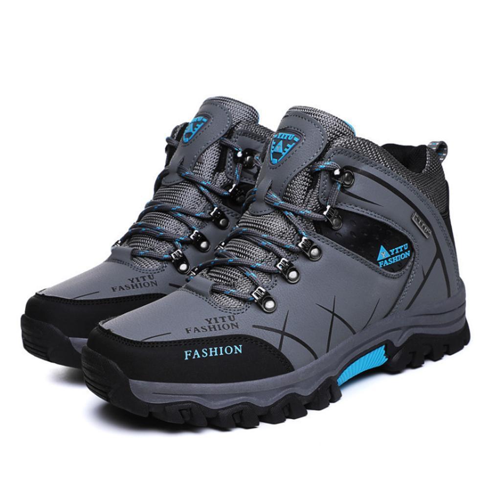 Winter Comfort Hiking Boots For Men Lined With Fleece And Waterproof