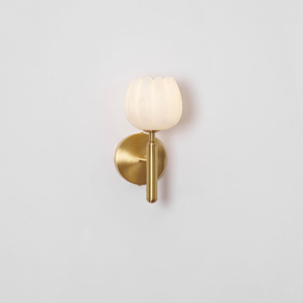 Fiore vägglampa i alabaster | Ormexis