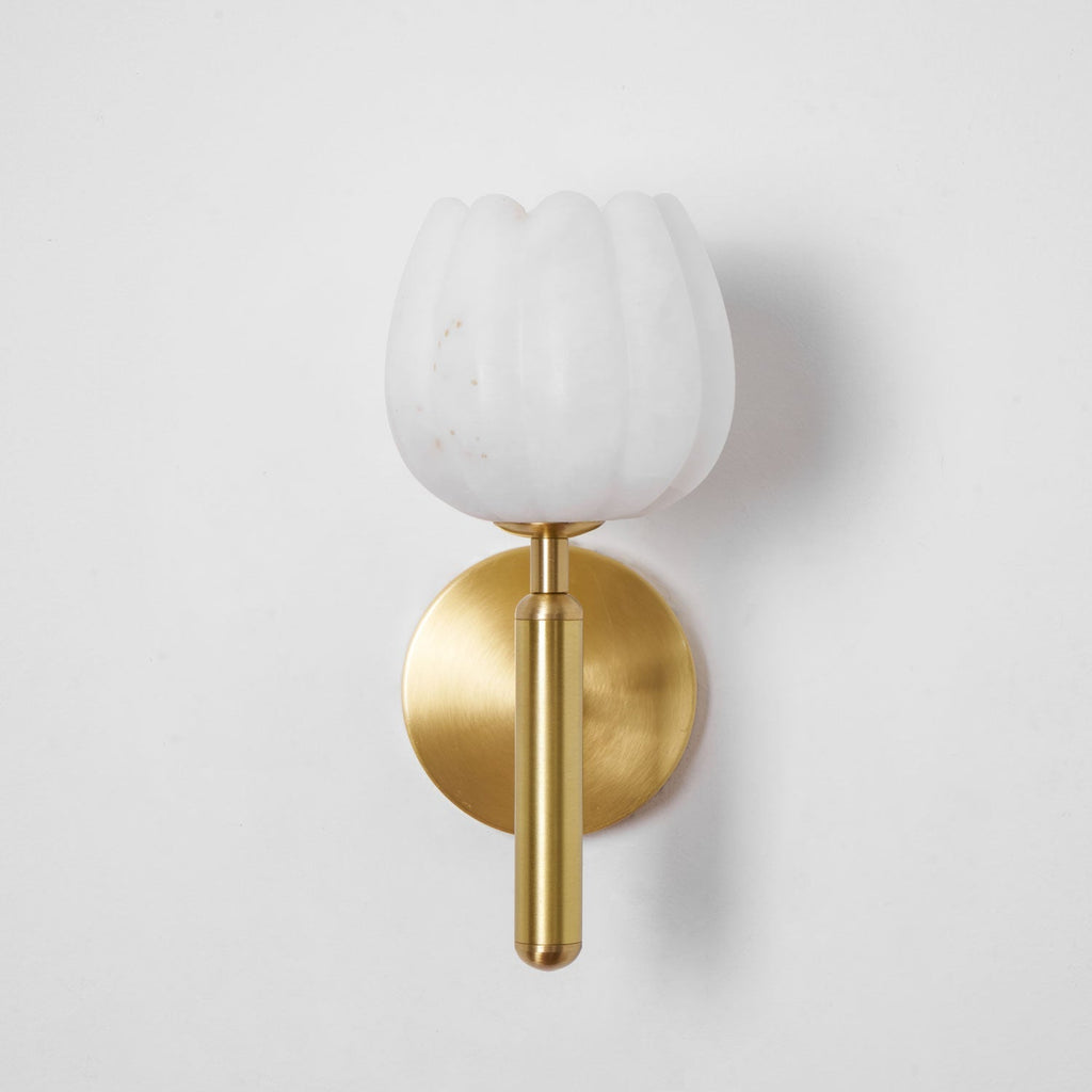 Fiore vägglampa i alabaster | Ormexis