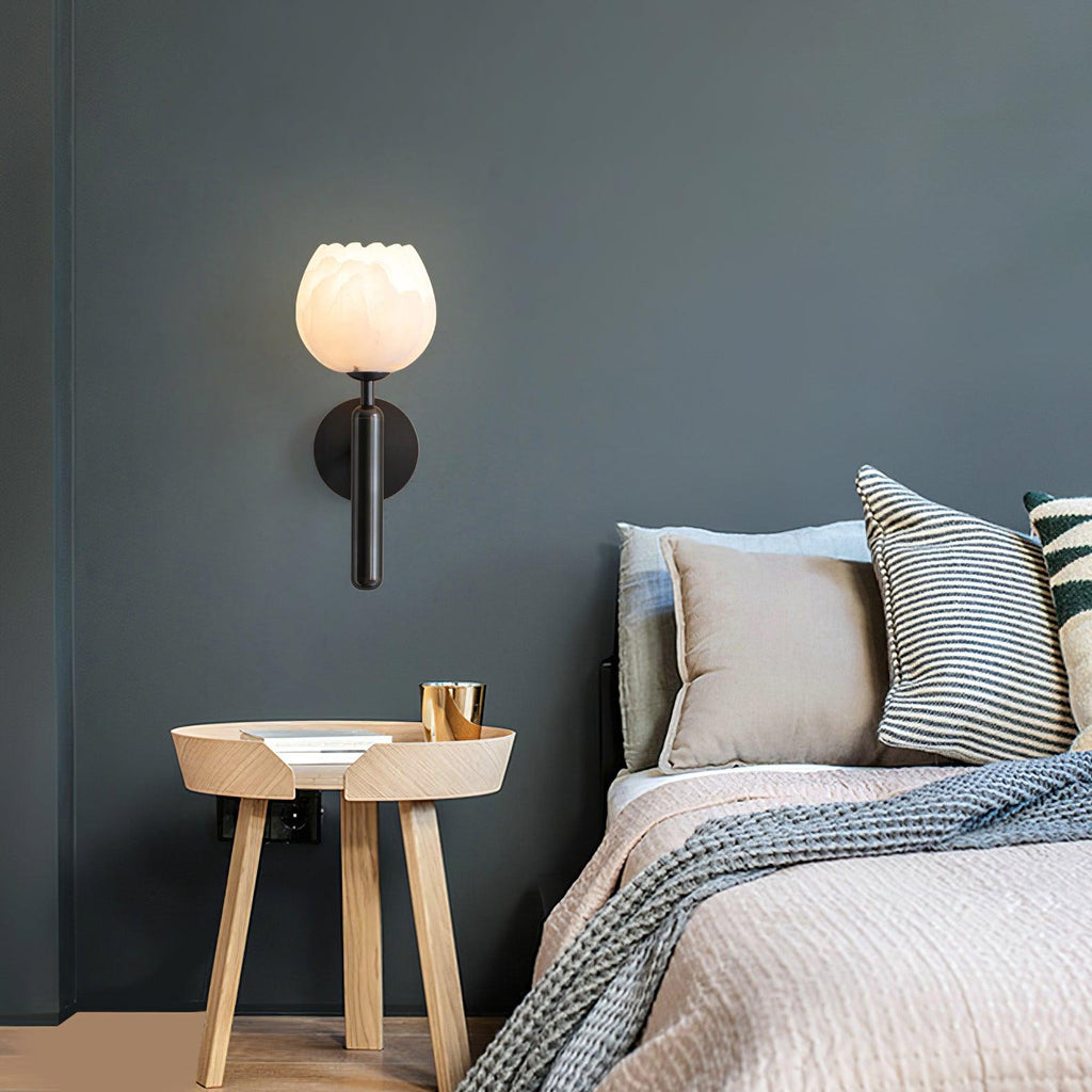 Fiore vägglampa i alabaster | Ormexis