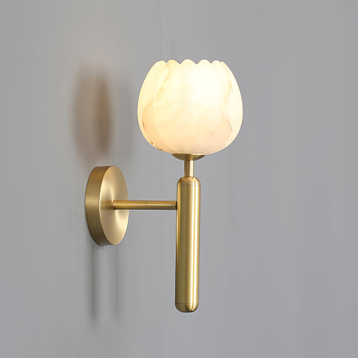 Fiore vägglampa i alabaster | Ormexis
