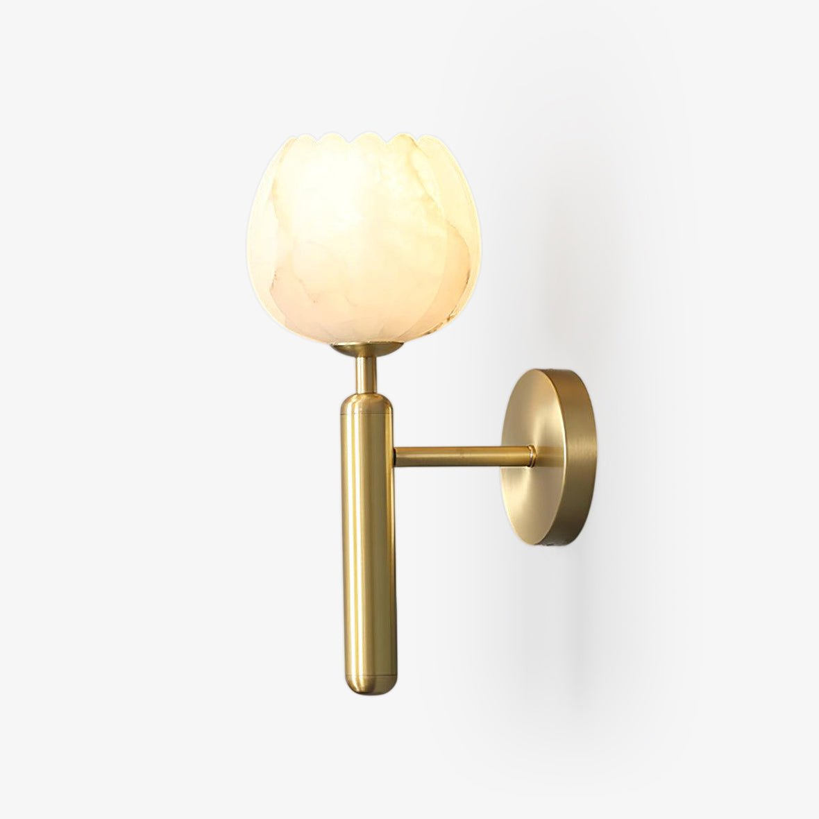 Fiore vägglampa i alabaster | Ormexis