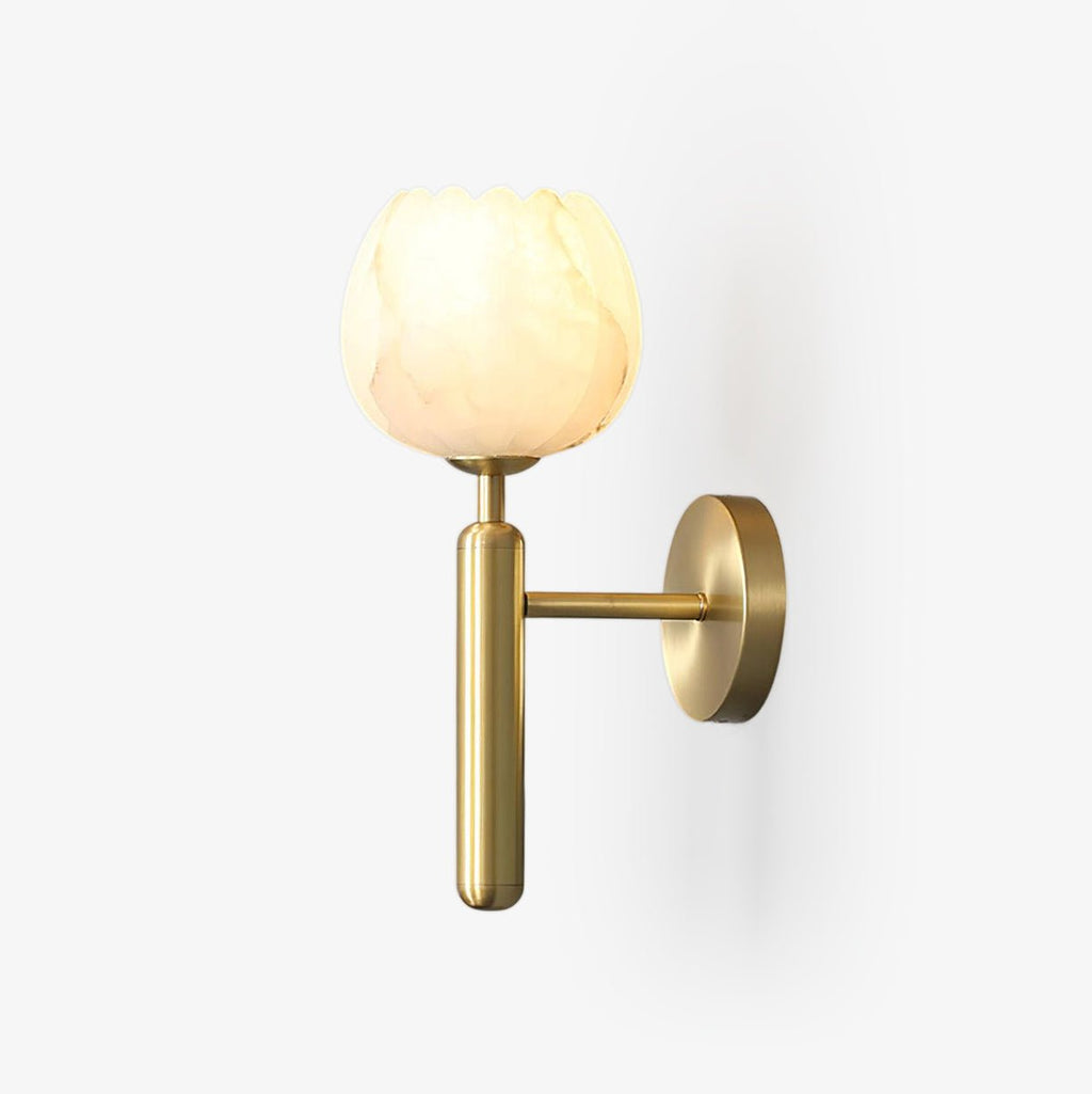 Fiore vägglampa i alabaster | Ormexis