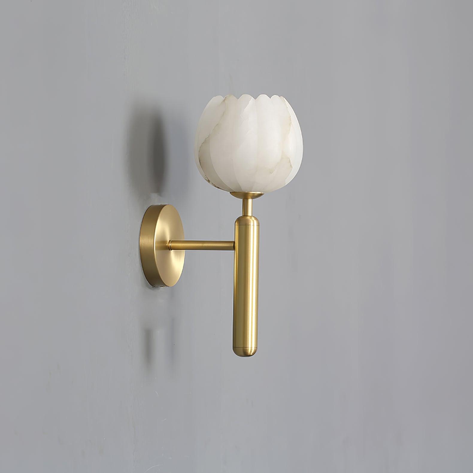 Fiore vägglampa i alabaster | Ormexis