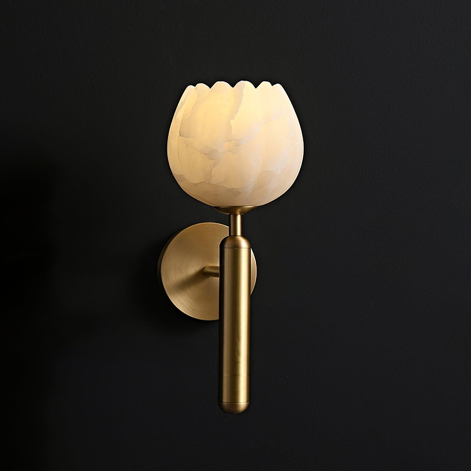 Fiore vägglampa i alabaster | Ormexis