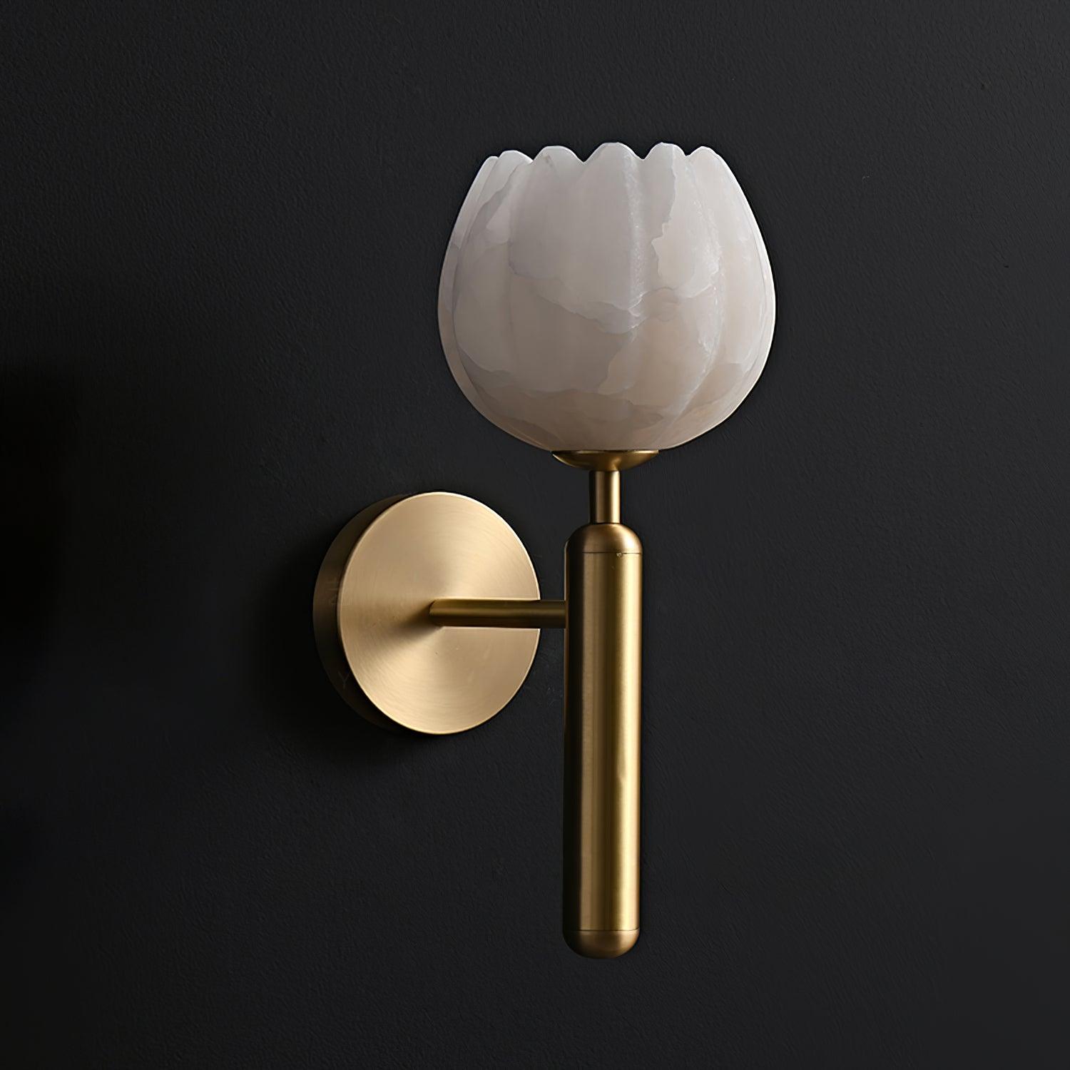 Fiore vägglampa i alabaster | Ormexis