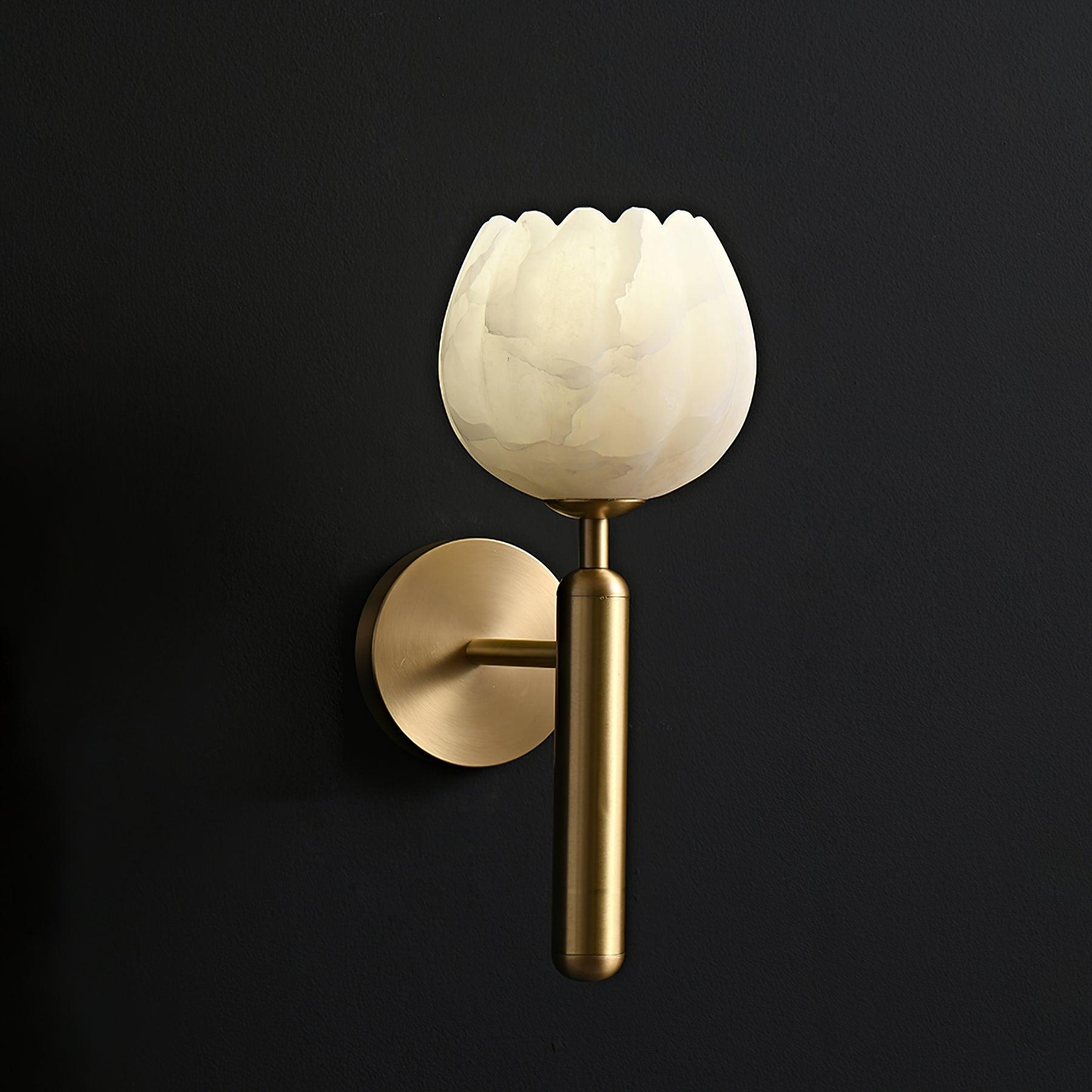 Fiore vägglampa i alabaster | Ormexis